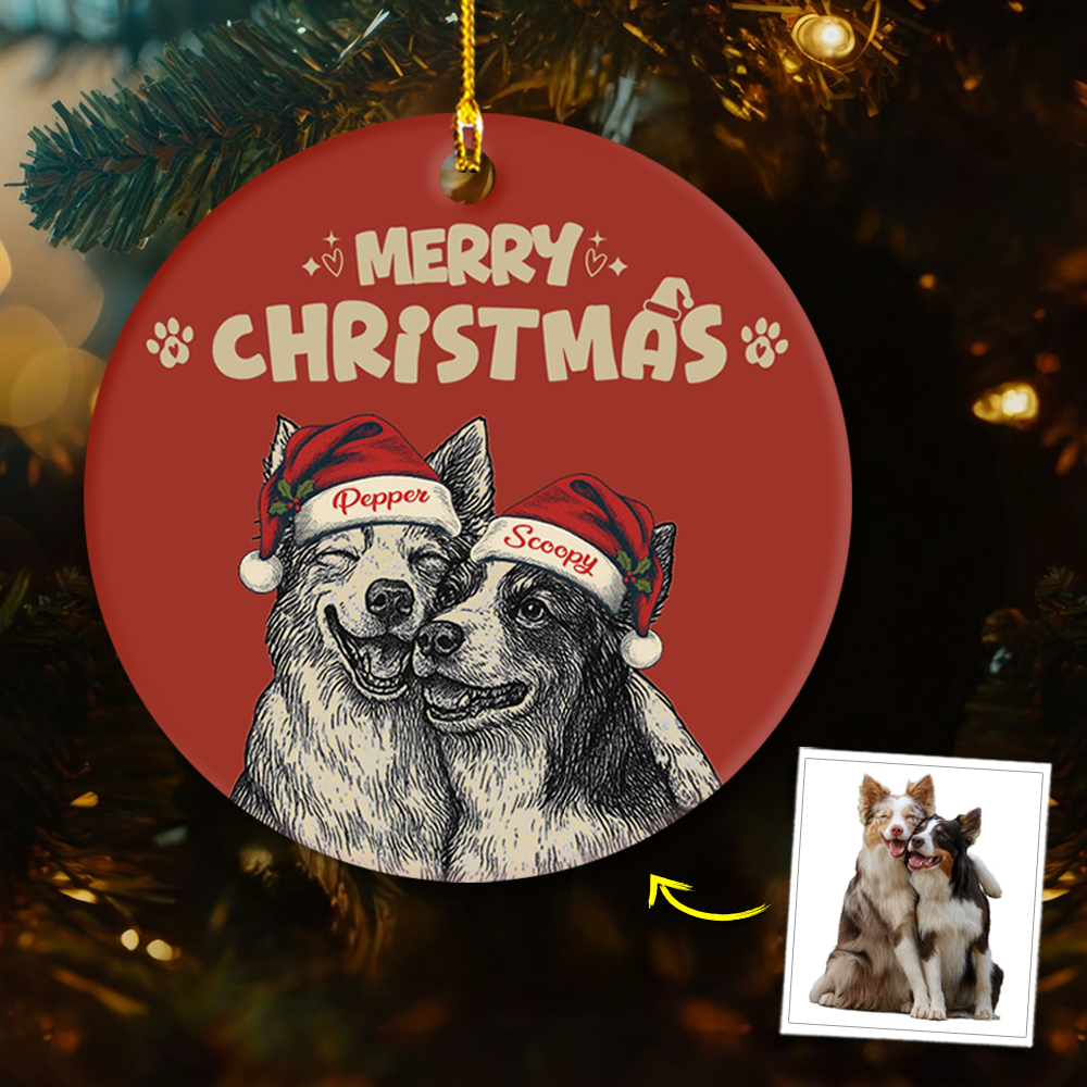 Merry Christmas Pet Lovers - Personalized Ornament Gift For Pet Lovers T1807 Pt99