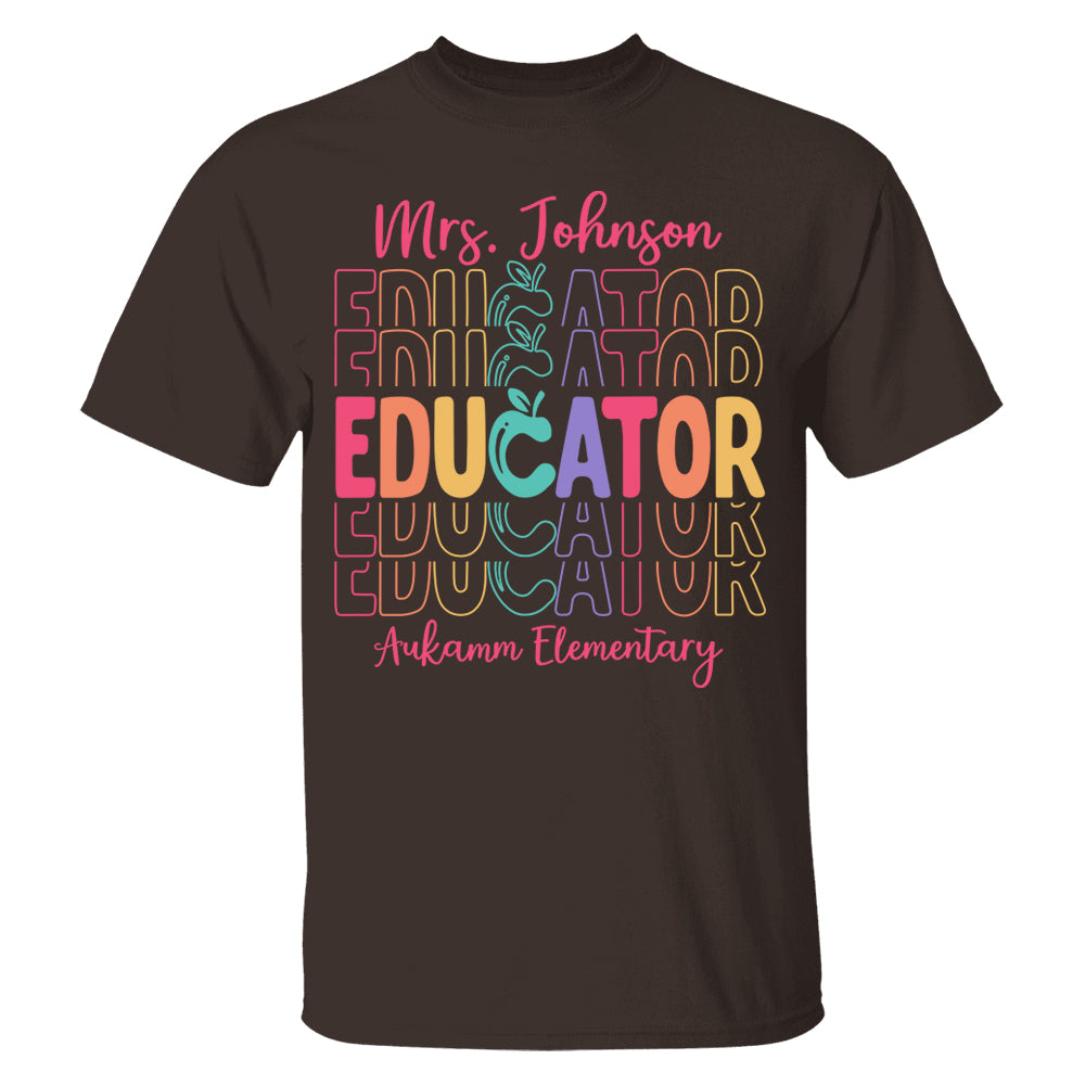 Teacher Back To School Shirt Personalized School Spirit Gift Ph99 Do99