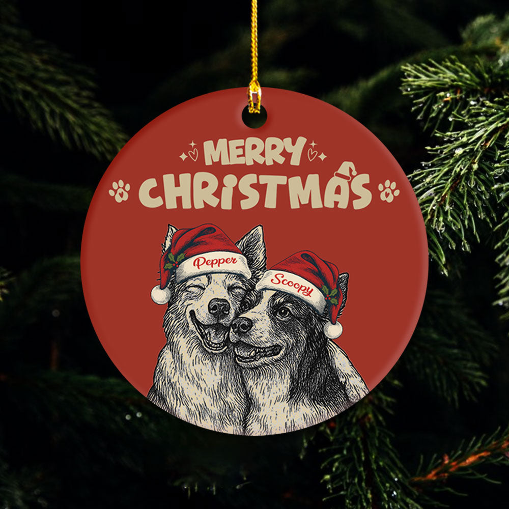 Merry Christmas Pet Lovers - Personalized Ornament Gift For Pet Lovers T1807 Pt99