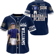 Custom Photo Baseball GameDay, Baseball Jersey, Gift For Baseball Lover A2110 Tu20