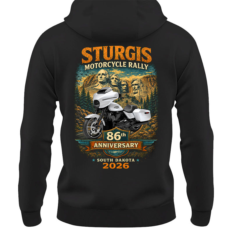 Celebrate 86th Anniversary -  2026 Sturgis Motorcycle Rally Black Hills Gold - Personalized Upload Vehicle Photo For Biker A2110 Pt99