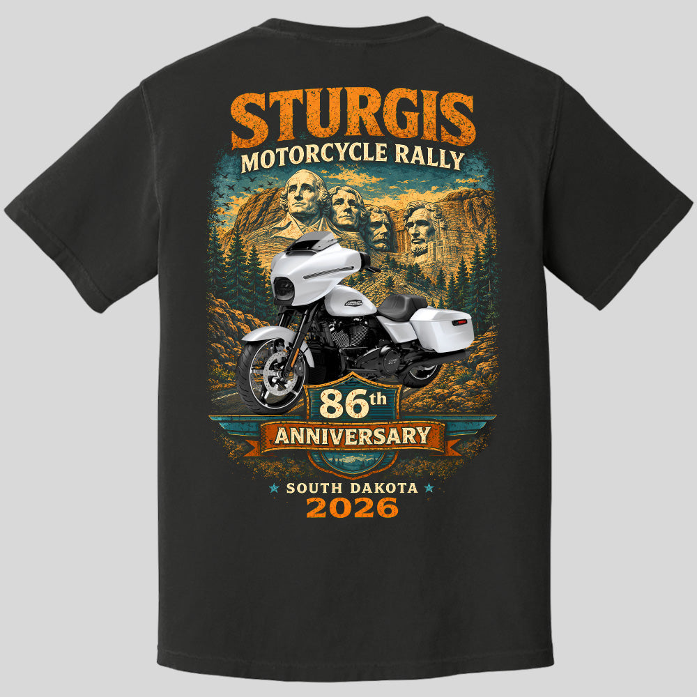 Celebrate 86th Anniversary -  2026 Sturgis Motorcycle Rally Black Hills Gold - Personalized Upload Vehicle Photo For Biker A2110 Pt99