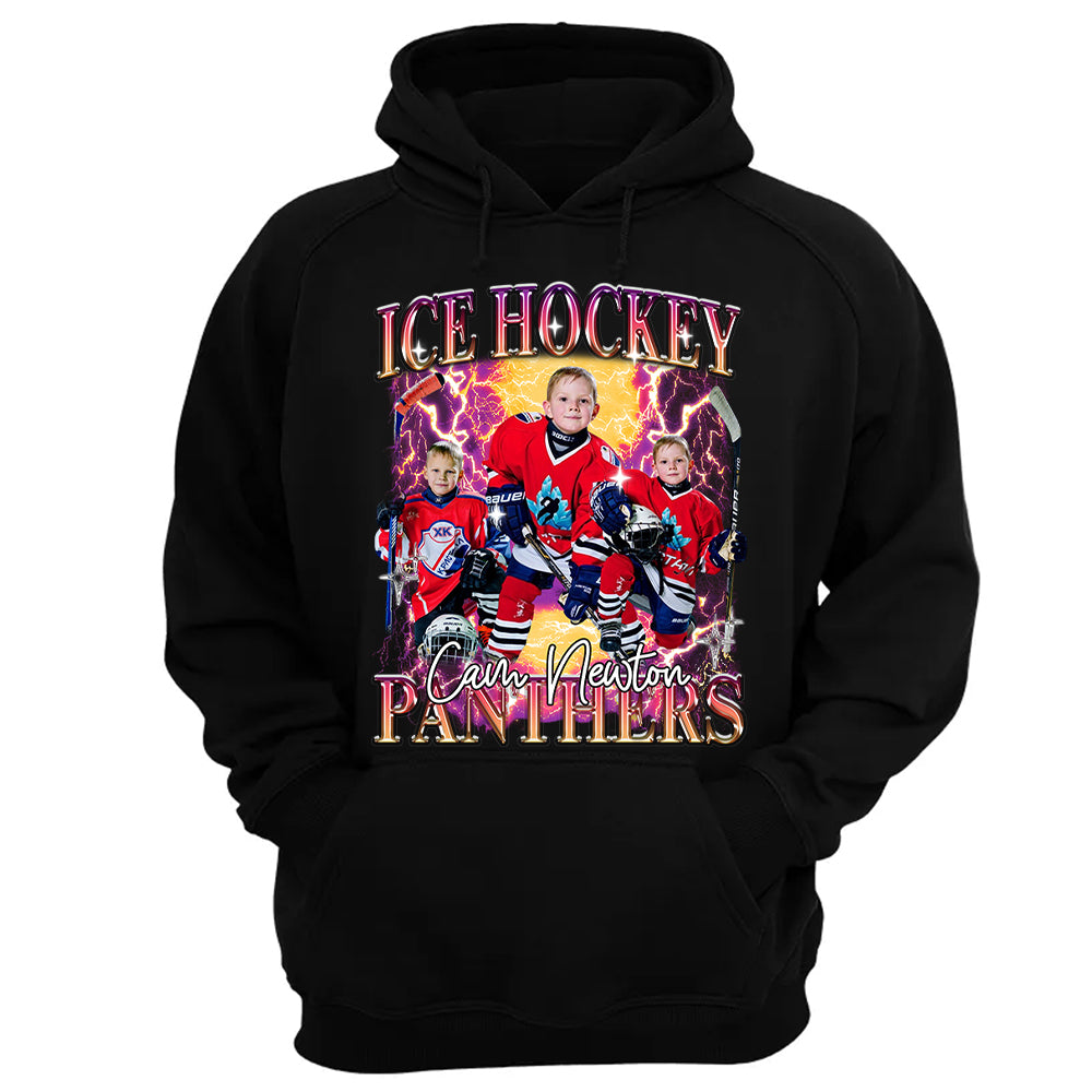 Custom GameDay Ice Hockey Bootleg Shirt 90s Vintage Bootleg Custom Face Personalized T Shirt