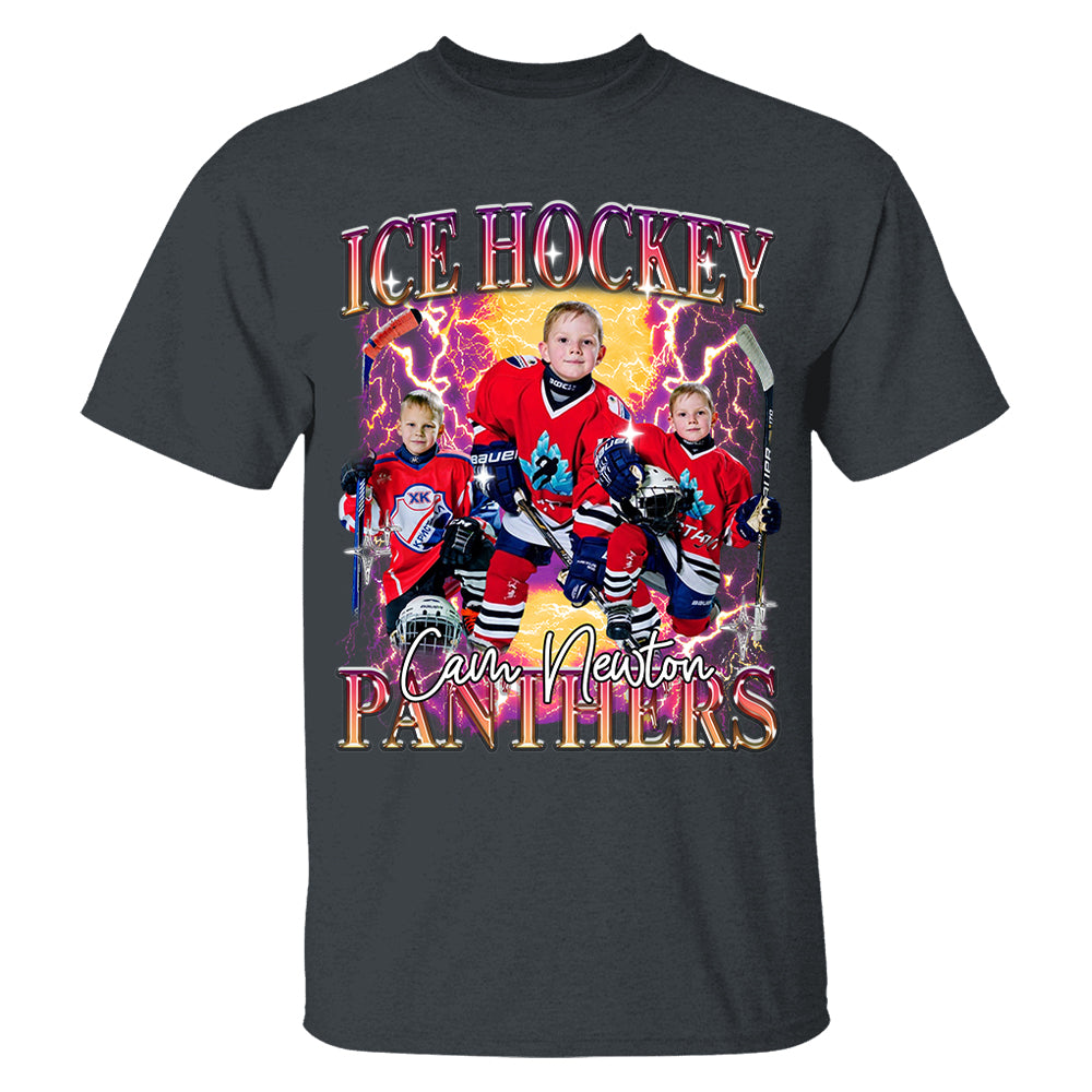 Custom GameDay Ice Hockey Bootleg Shirt 90s Vintage Bootleg Custom Face Personalized T Shirt