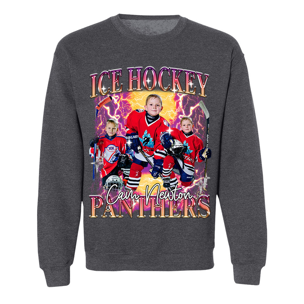 Custom GameDay Ice Hockey Bootleg Shirt 90s Vintage Bootleg Custom Face Personalized T Shirt