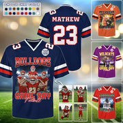 Custom Photo Football Game Day Personalized Football Jersey Shirt Custom Team Name Tu24 Hv01