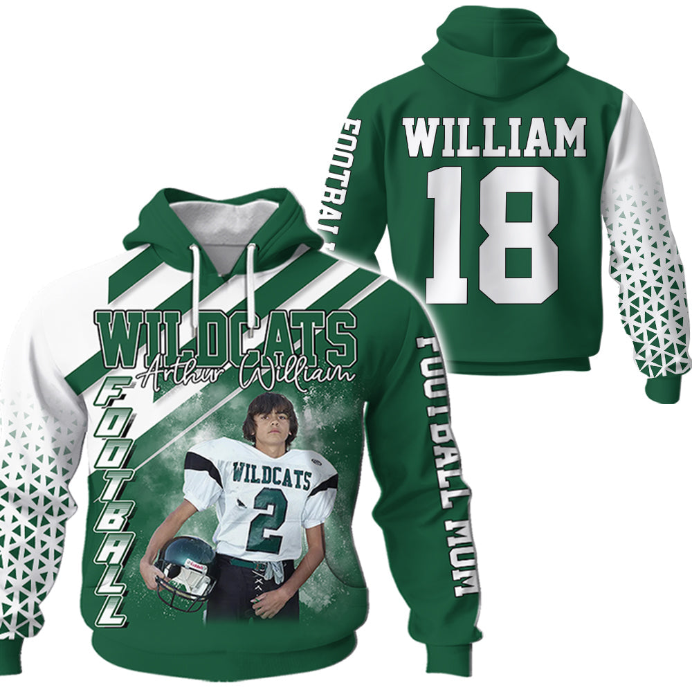 Personalized All Over Print Shirt Custom Photo Name Number Player Gift For Football Football Lovers K1702