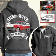 I'm Not Old I'm Classic Funny Car Graphic Personalized Car's Photo Quarter Zip Hoodie Hv01