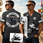 Grandpa’s Biker Gang - Personalized Upload Vechicle Photo Hawaiian Shirt - Personalized Gift For Dad, Grandpa, Biker A2110 Pt99