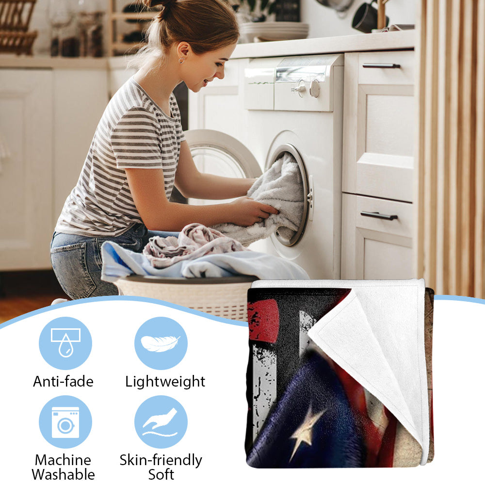 Firefighter Armor Proud Firefighter Custom Blanket Gift For Firefighter Fireman