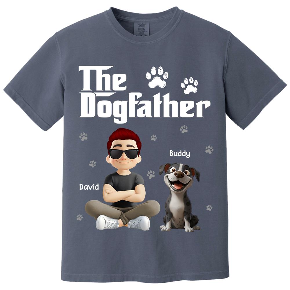The Dogfather Dogmother - Personalized Shirt - Gift For Dog Lovers T1807 Hv01