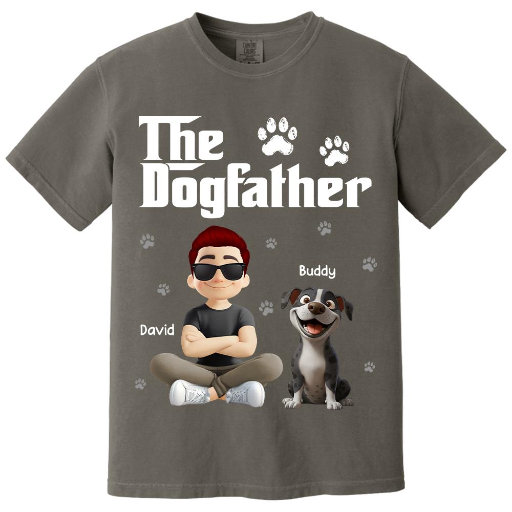 The Dogfather Dogmother - Personalized Shirt - Gift For Dog Lovers T1807 Hv01