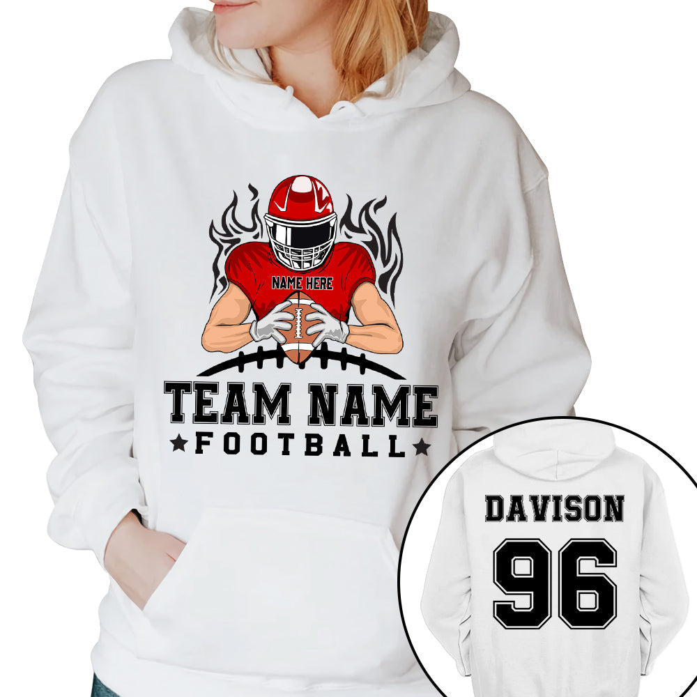 Personalized American Football Team Shirt - Football GameDay Custom Shirt