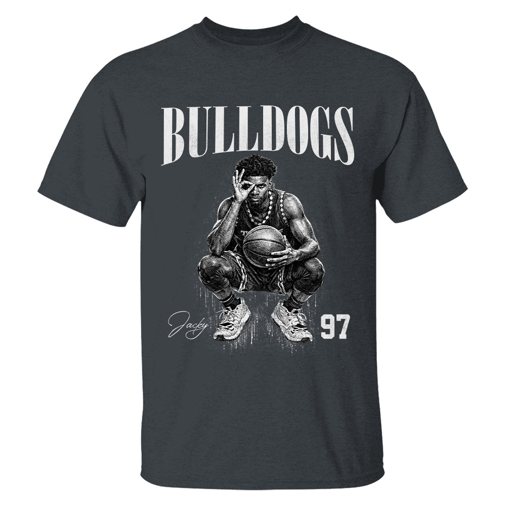 Custom Photo Basketball Player Shirt Personalized Washed Tee Retro Bootleg Shirt For Basketball Players Tu24