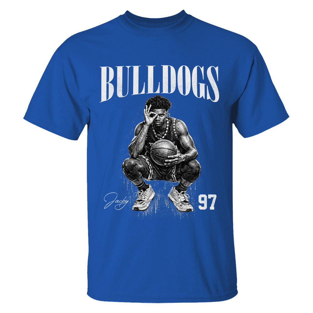 Custom Photo Basketball Player Shirt Personalized Washed Tee Retro Bootleg Shirt For Basketball Players Tu24