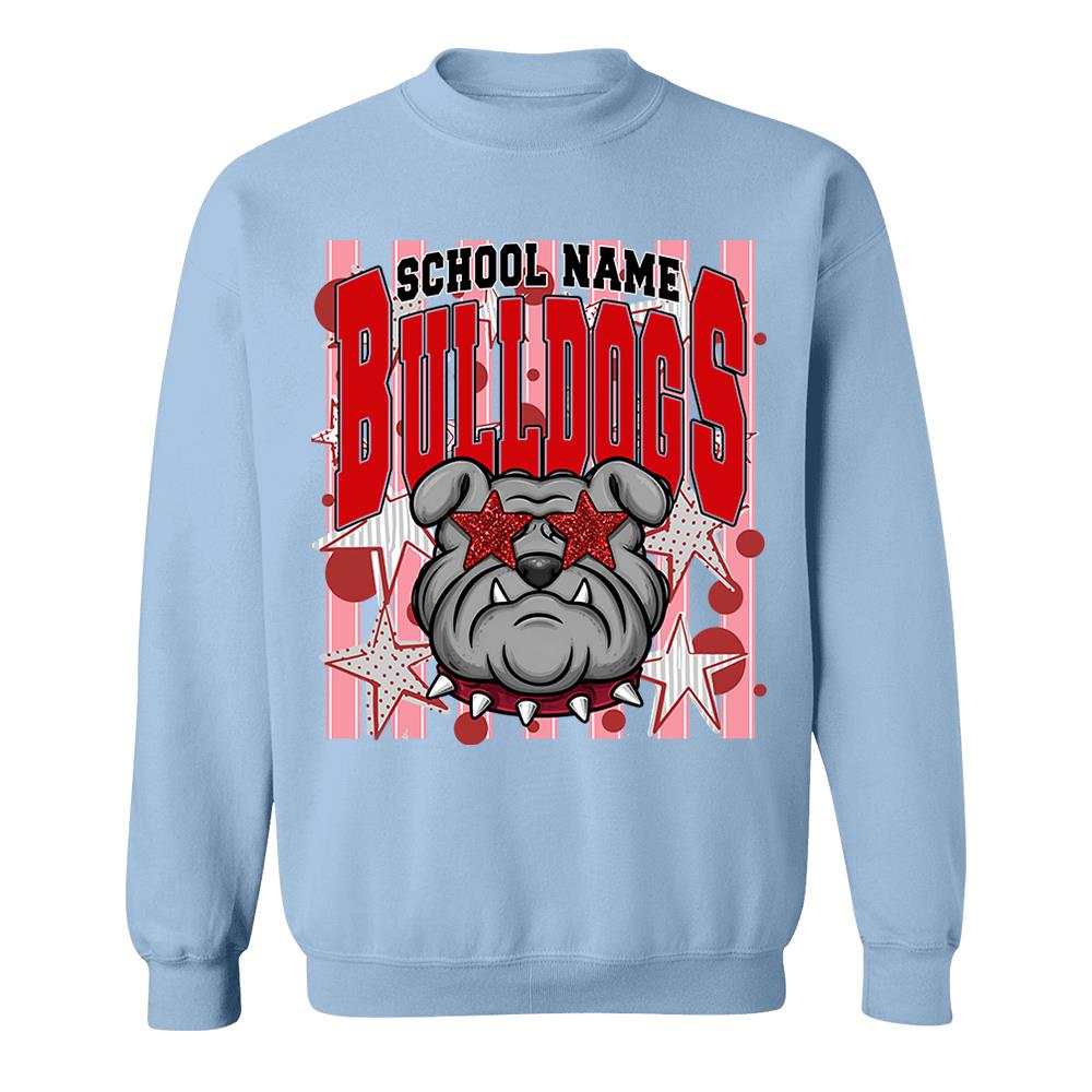 Gameday School Spirit,  Personalized School Spirit Retro School Mascot, Football Baseball Softball Team Shirt, Gift For Teacher Student Sport Lovers MI209 Nh00