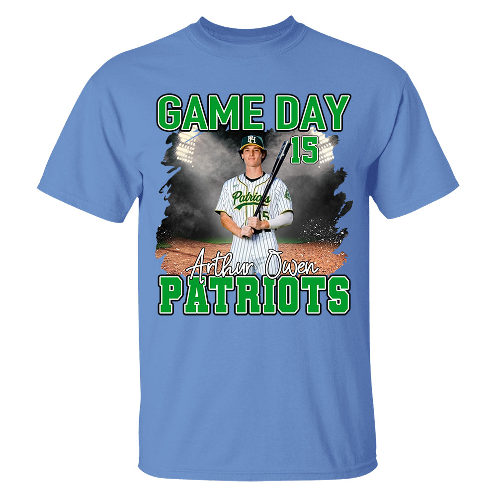 Baseball Game Day Personalized Shirt Custom Team Name Gift For Baseball Player Ph99 Do99