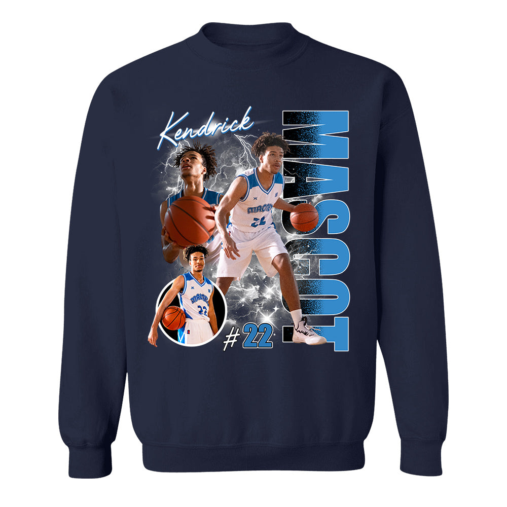 Custom Photo Basketball Player Shirt - Personalized Team Name School Name Bootleg Shirt Tu20