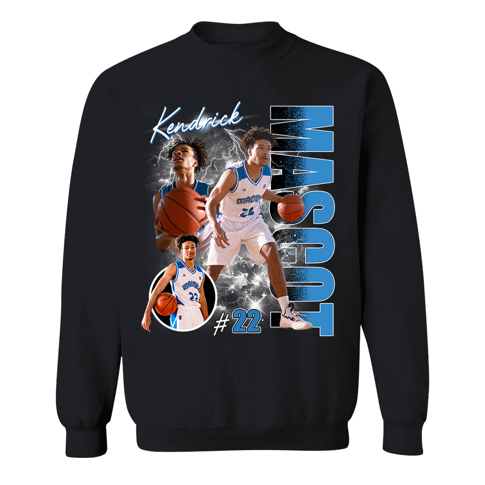 Custom Photo Basketball Player Shirt - Personalized Team Name School Name Bootleg Shirt Tu20