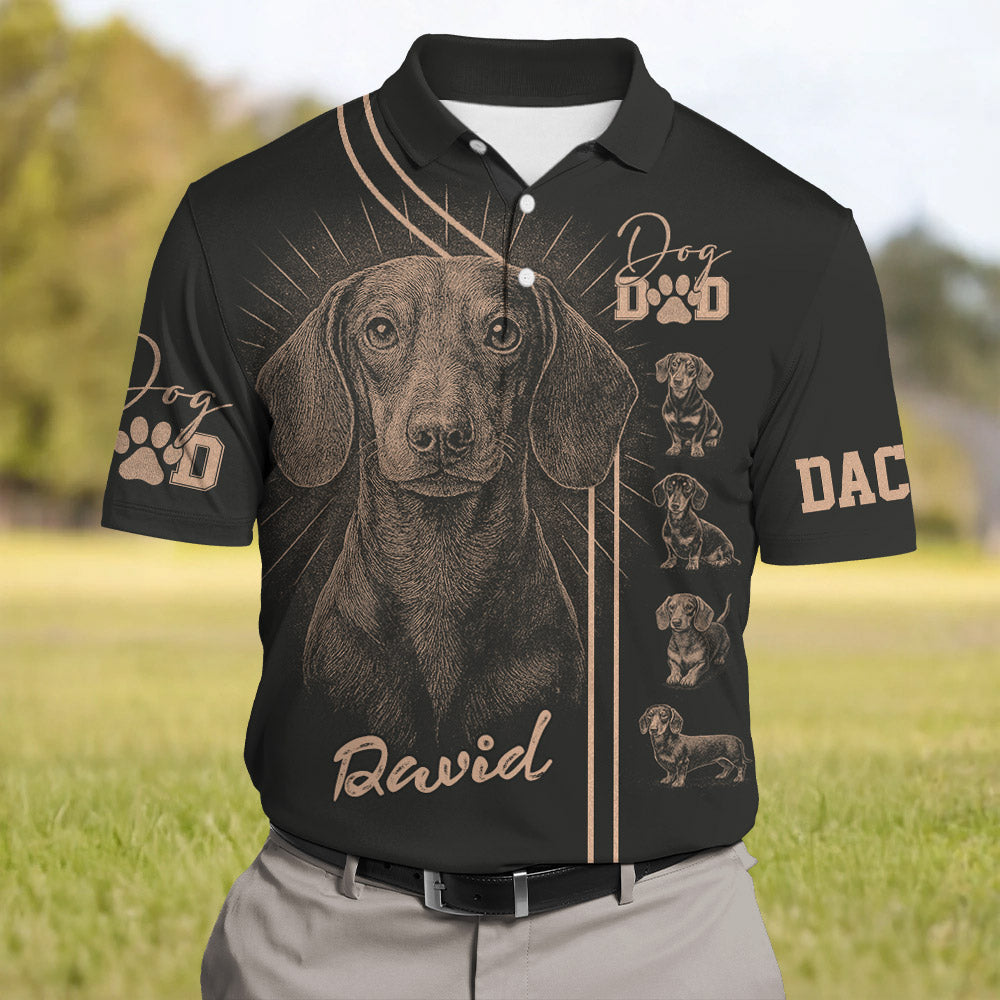 Dachshund, Personalized Bleach Style Dog Shirt, Gift For Dog Lover T1807 Pt99