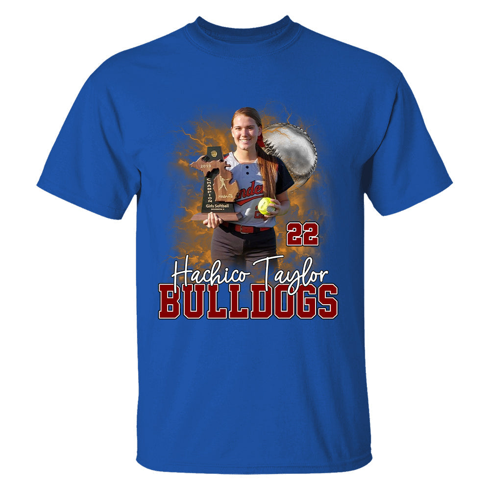 Game Day Solfball Personalized Shirt Custom Photo And Team Name