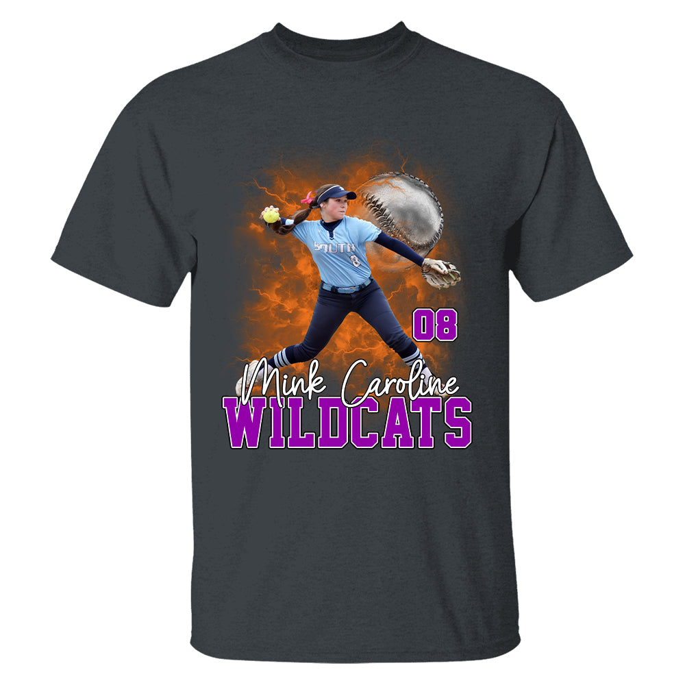 Game Day Solfball Personalized Shirt Custom Photo And Team Name