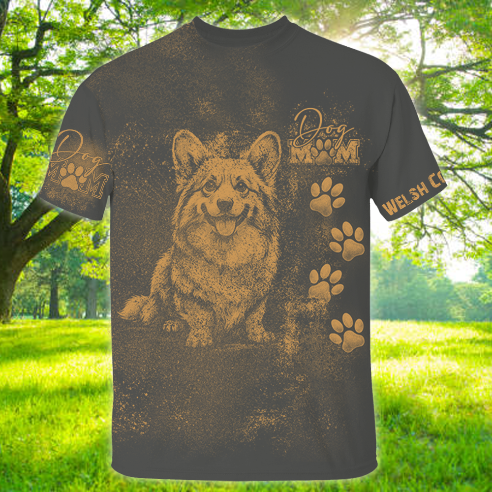 Personalized Welsh Corgi Bleach Style Dog Mom Shirt For Dog Lovers Nh00