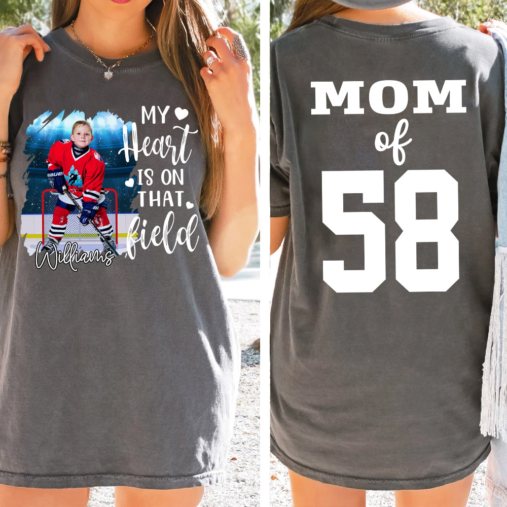 Custom Photo Ice Hockey GameDay Shirt Gift For Ice Hockey Lovers - Personalized Gift For Ice Hockey Player