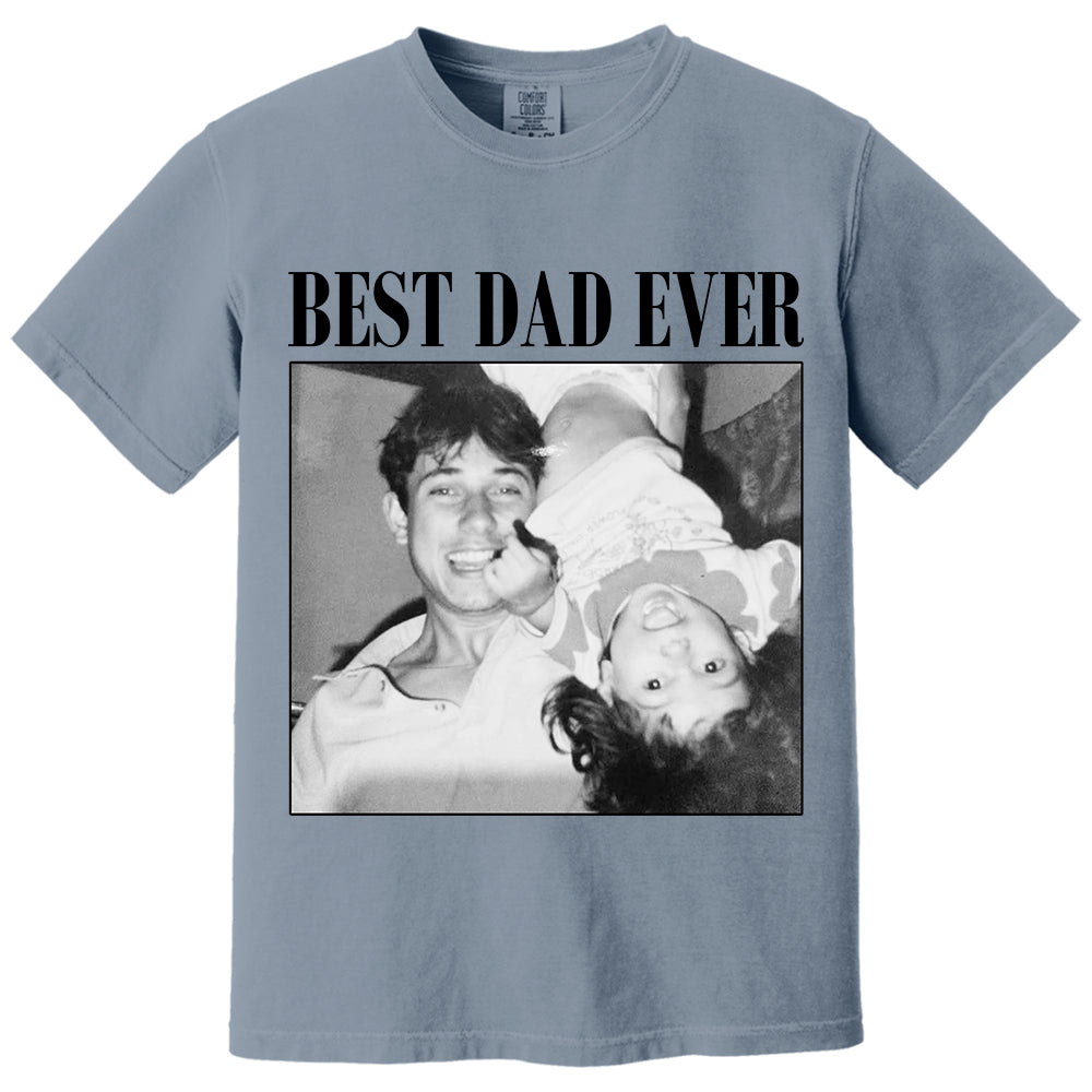 Custom Photo Dad Shirt, Personalised Comfort Colors Dad Shirt, Dad Picture Tshirt , Christmas Gift for Dad, Dad Tee, Dad Gift, Grandpa Gift VH01