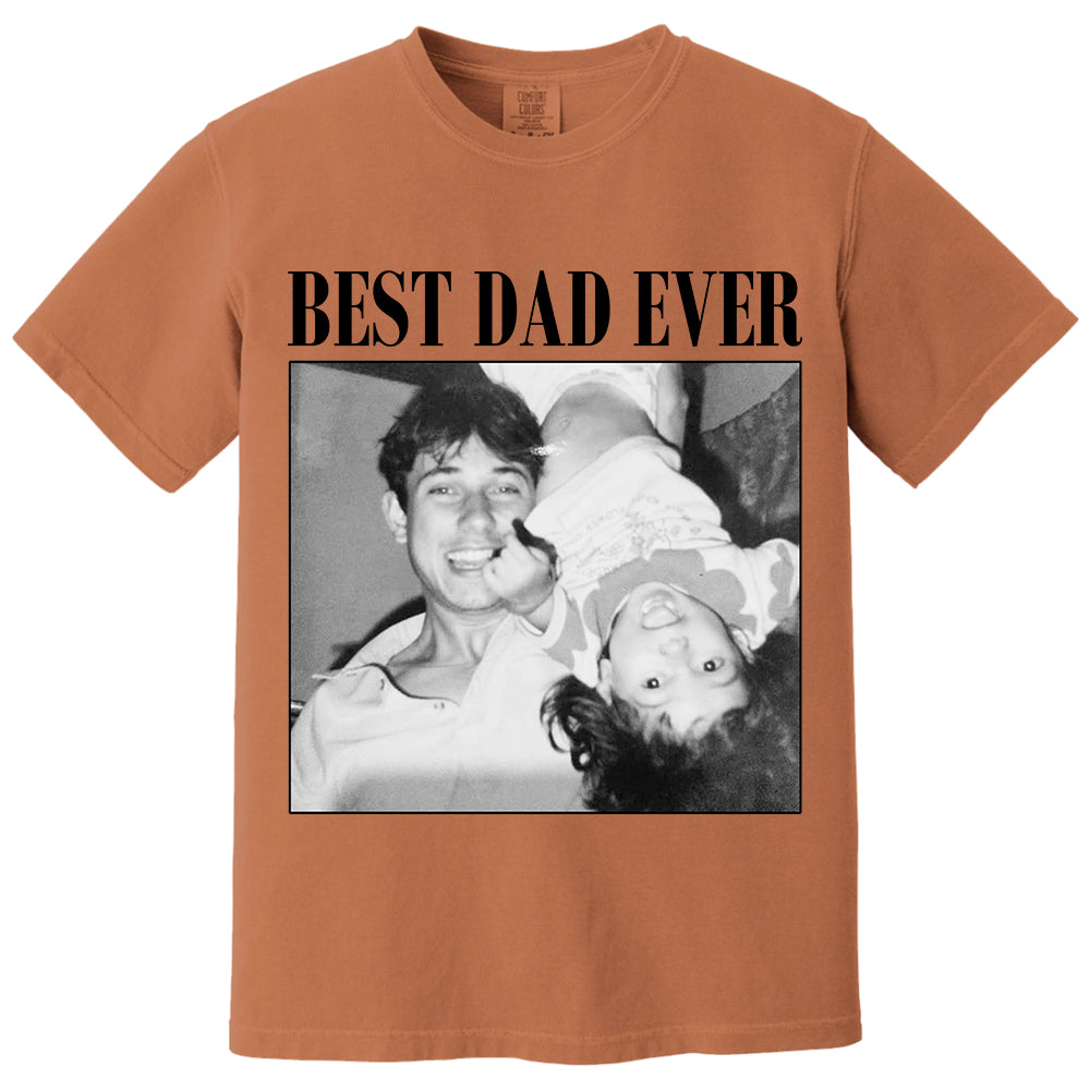 Custom Photo Dad Shirt, Personalised Comfort Colors Dad Shirt, Dad Picture Tshirt , Christmas Gift for Dad, Dad Tee, Dad Gift, Grandpa Gift VH01