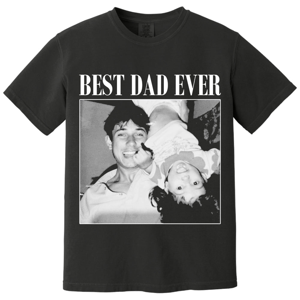 Custom Photo Dad Shirt, Personalised Comfort Colors Dad Shirt, Dad Picture Tshirt , Christmas Gift for Dad, Dad Tee, Dad Gift, Grandpa Gift VH01