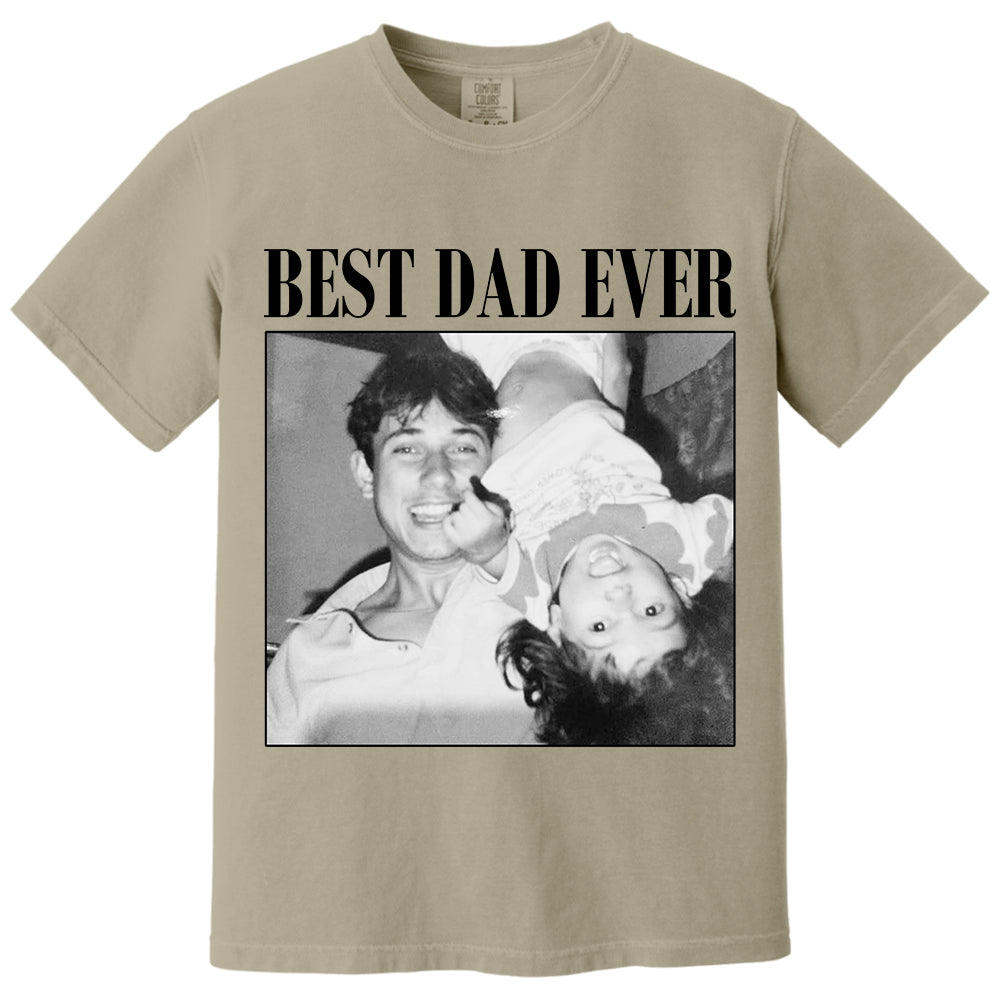 Custom Photo Dad Shirt, Personalised Comfort Colors Dad Shirt, Dad Picture Tshirt , Christmas Gift for Dad, Dad Tee, Dad Gift, Grandpa Gift VH01