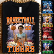 Game Day Basketball Personalized Shirt Custom Photo And Team Name Ph99 Tu20