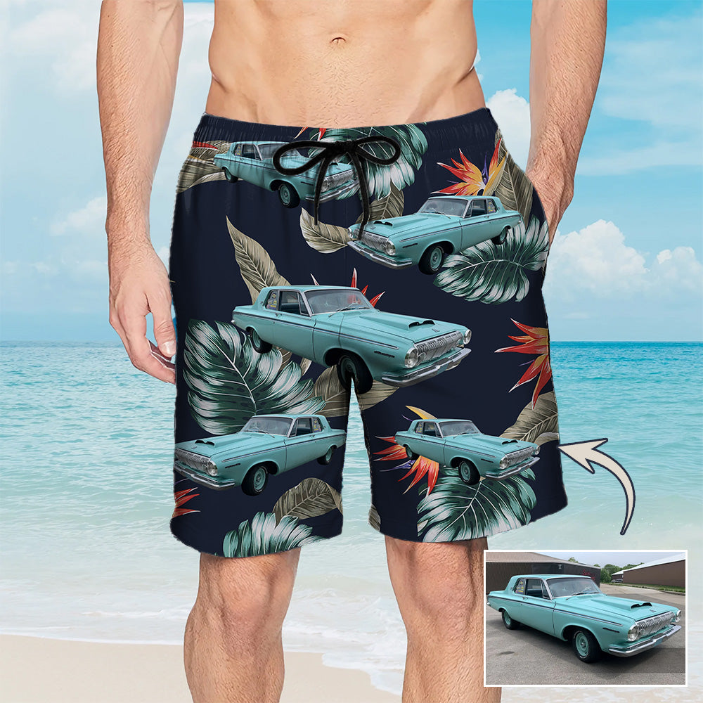 Custom Photo Car Pacific Legend Billy Butcher Hawaiian Shirt Tropical Island Pt99