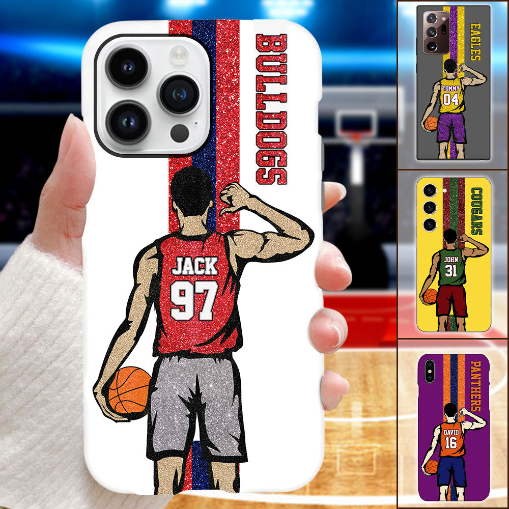 Personalized Custom Clipart Phone Case For Basketball Family Lovers Tu24