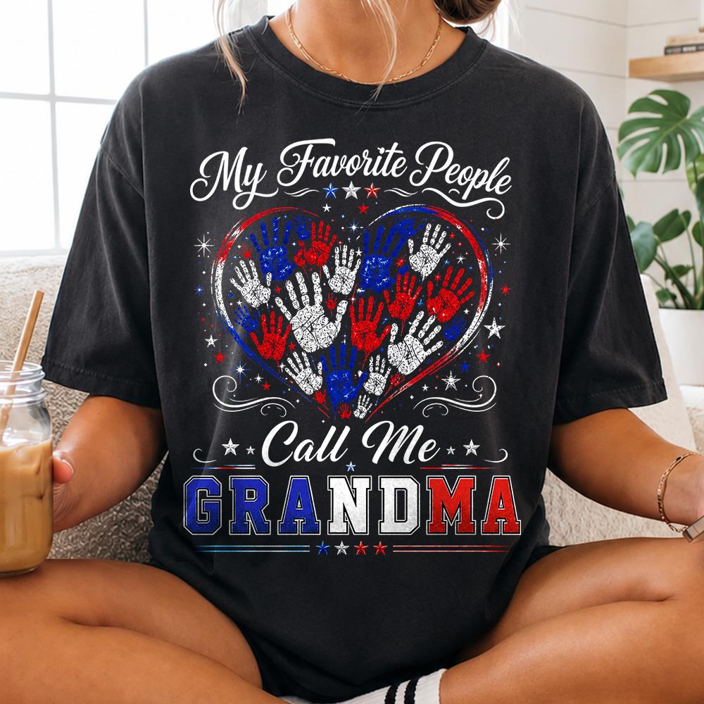 Personalized My Favorite People Call Me Grandma 250 Years American Shirt Hv01