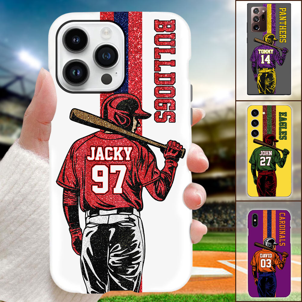 Personalized Custom Clipart Phone Case For Baseball Family Lovers Tu24