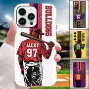 Personalized Custom Clipart Phone Case For Baseball Family Lovers Tu24