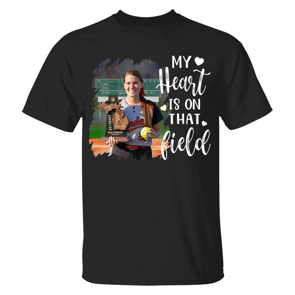Custom Photo Softball GameDay Shirt Gift For Basketball Lovers - Personalized Gift For Basketball Player