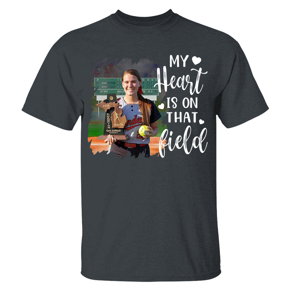 Custom Photo Softball GameDay Shirt Gift For Basketball Lovers - Personalized Gift For Basketball Player