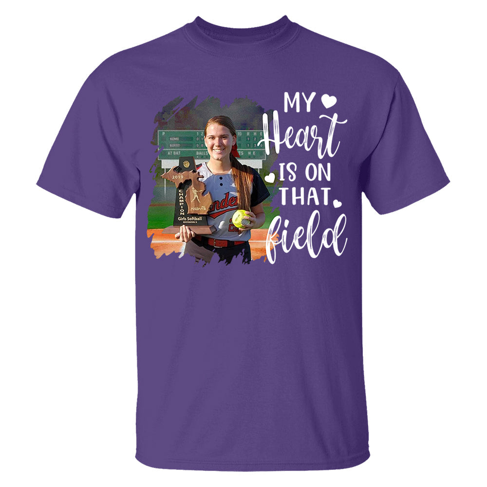 Custom Photo Softball GameDay Shirt Gift For Basketball Lovers - Personalized Gift For Basketball Player