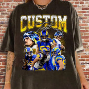 Custom Football Bootleg Shirt, Custom Bootleg Girlfriend Boyfriend Shirt, Bootleg Player Shirt, Custom Baseball Shirt, Custom Basketball Shirt