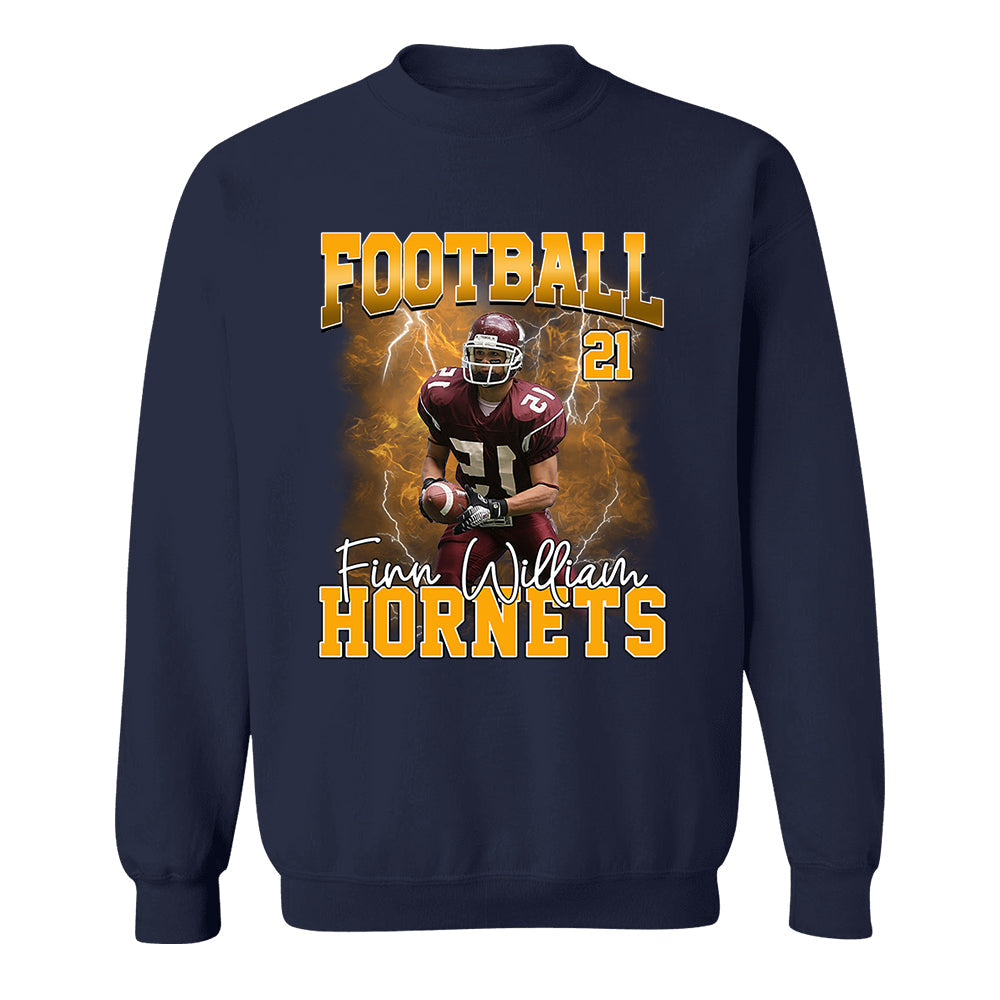 Custom Photo Team Name Gift For Football Lovers