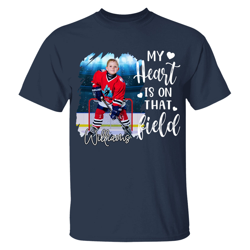 Custom Photo Ice Hockey GameDay Shirt Gift For Ice Hockey Lovers - Personalized Gift For Ice Hockey Player