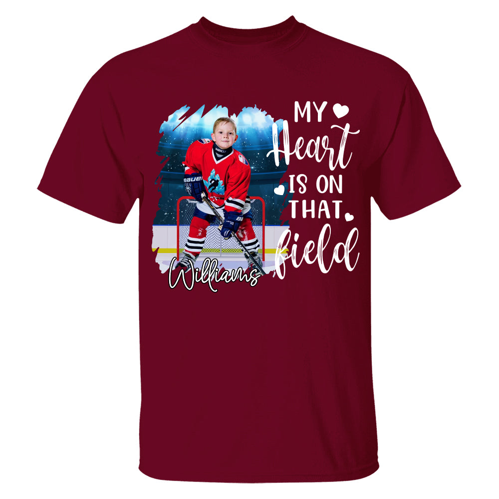 Custom Photo Ice Hockey GameDay Shirt Gift For Ice Hockey Lovers - Personalized Gift For Ice Hockey Player