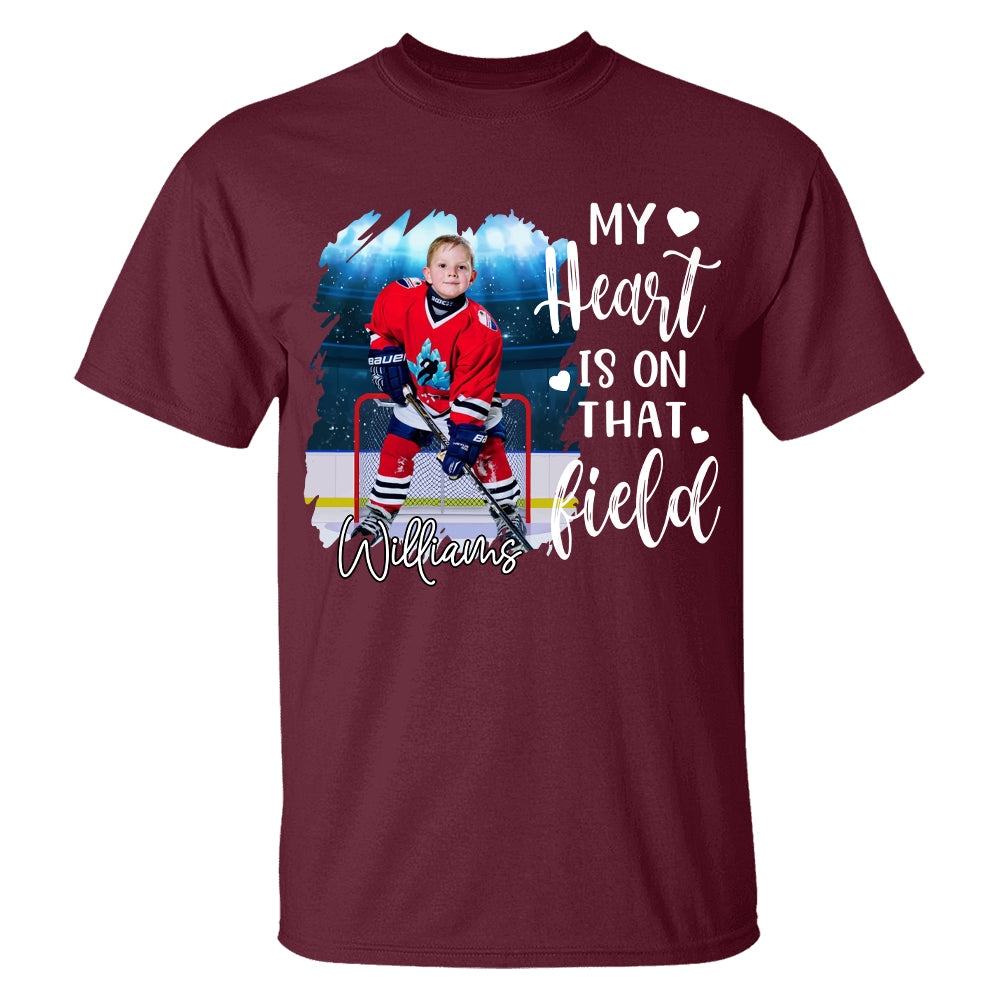 Custom Photo Ice Hockey GameDay Shirt Gift For Ice Hockey Lovers - Personalized Gift For Ice Hockey Player