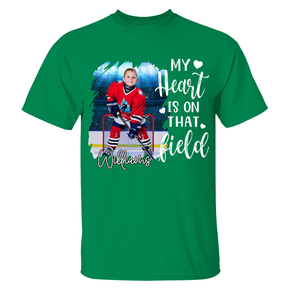 Custom Photo Ice Hockey GameDay Shirt Gift For Ice Hockey Lovers - Personalized Gift For Ice Hockey Player