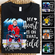 Custom Photo Ice Hockey GameDay Shirt Gift For Ice Hockey Lovers - Personalized Gift For Ice Hockey Player
