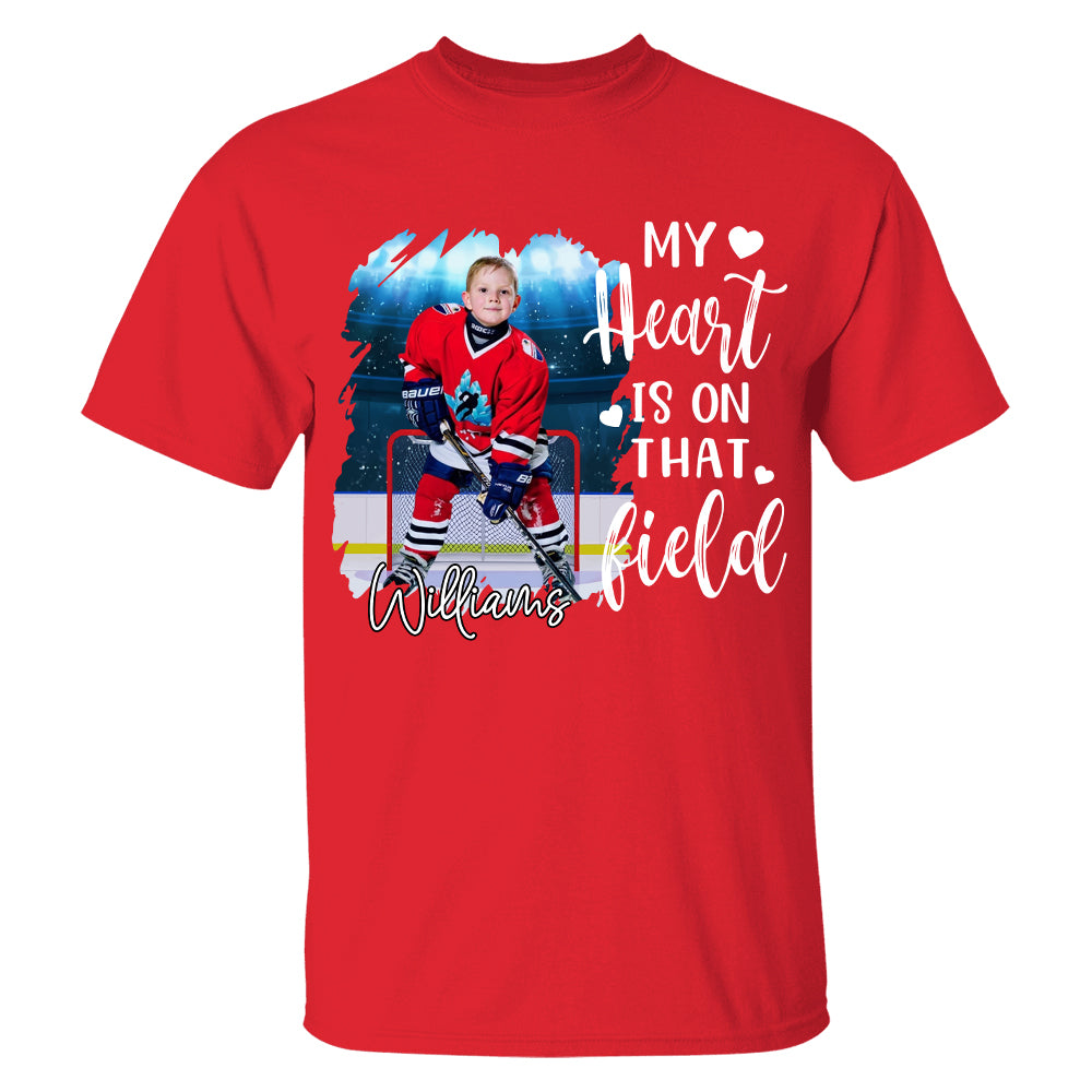 Custom Photo Ice Hockey GameDay Shirt Gift For Ice Hockey Lovers - Personalized Gift For Ice Hockey Player