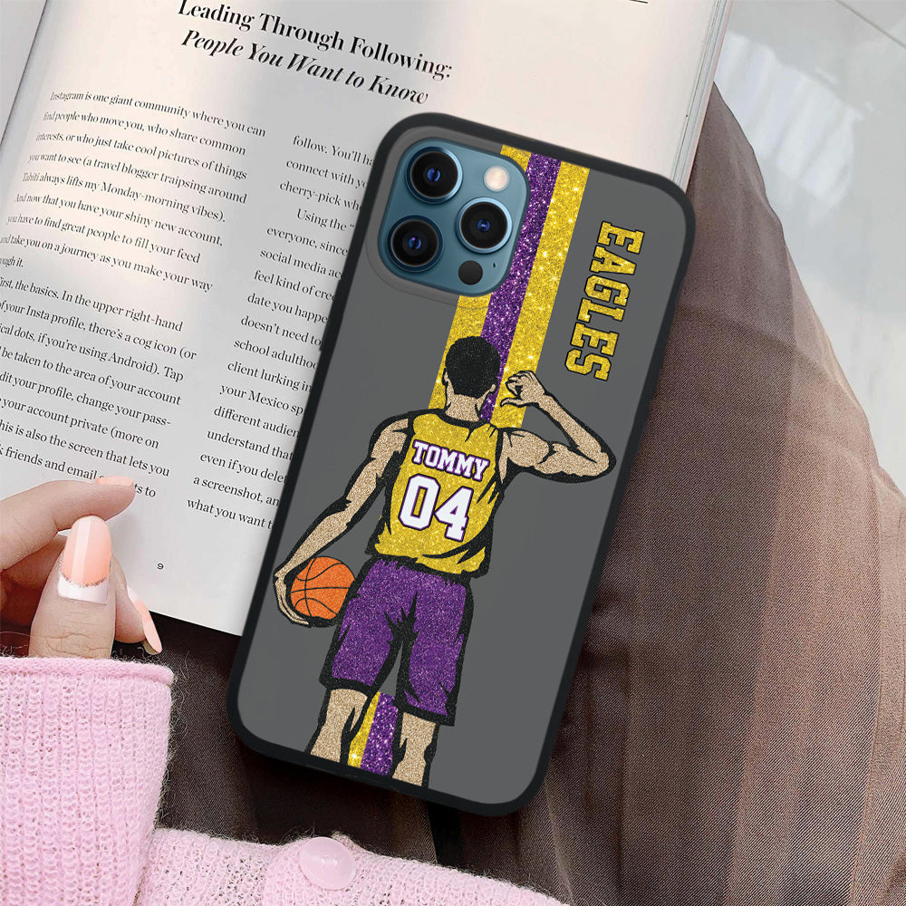 Personalized Custom Clipart Phone Case For Basketball Family Lovers Tu24